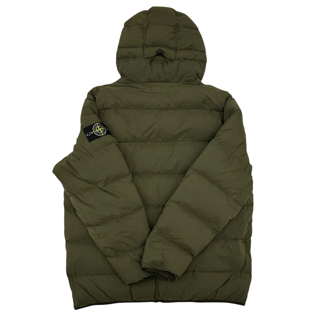 Stone Island Seamless Tunnel Nylon Down-TC Jacket Green (Fits L/XL)