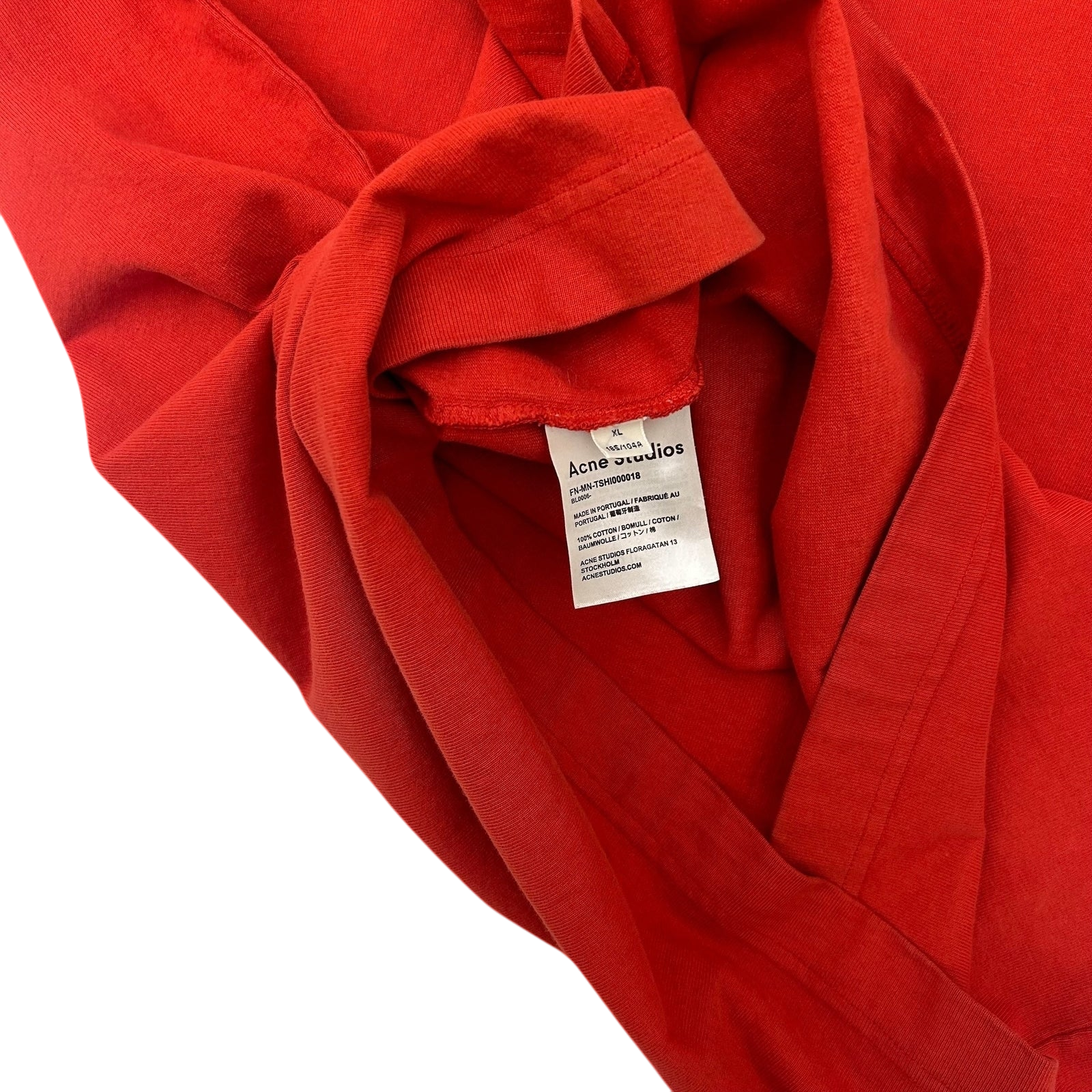 Acne Studios Stockholm Logo T-Shirt Red (Size XL)