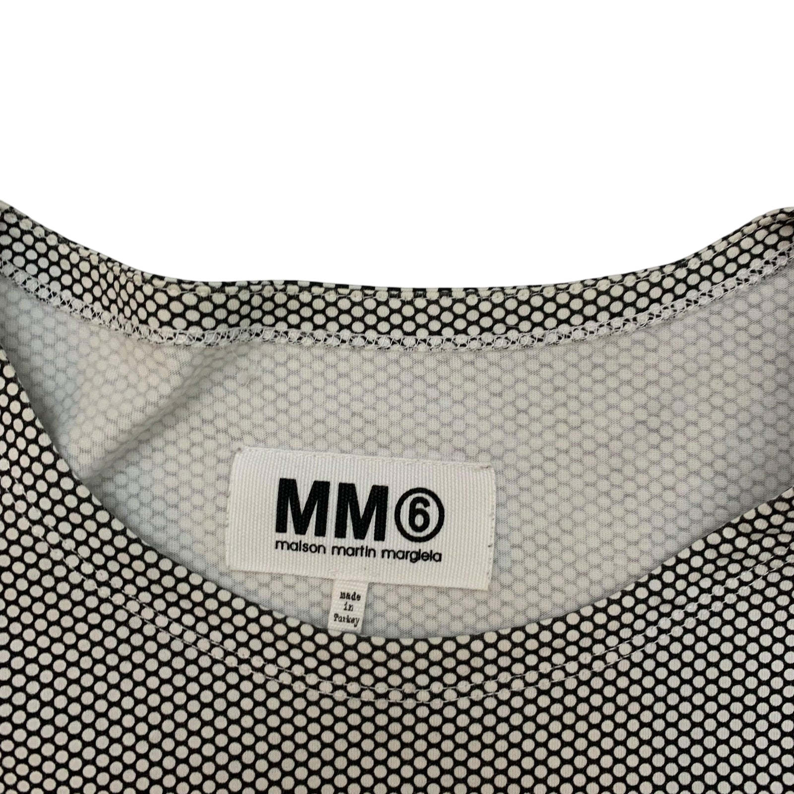 Maison Margiela MM6 ‘Illusion’ Graphic Polka Dot T-Shirt (Fits L)