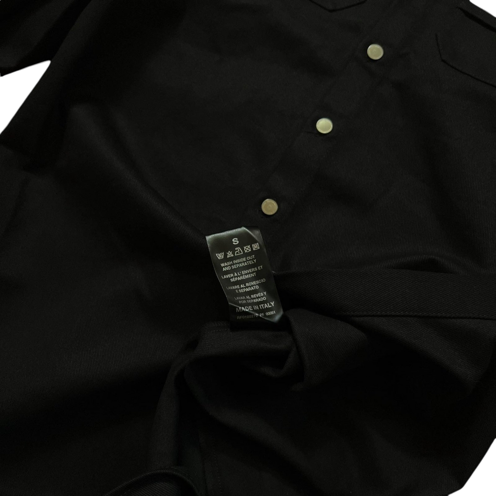 SS20 Raf Simons Lab Black Heavy Denim Shirt / Overshirt (Size S)