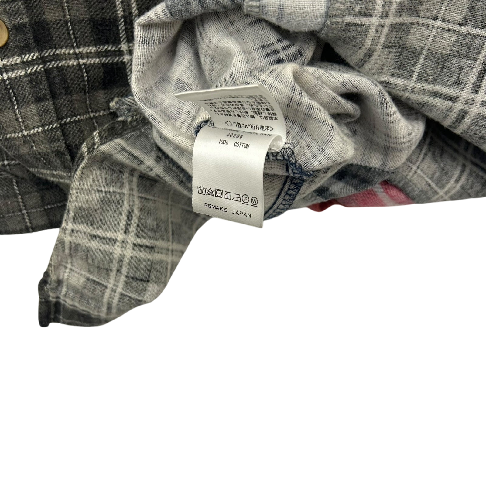 Needles Rebuild 7 Cut Flannel Shirt (Size L)