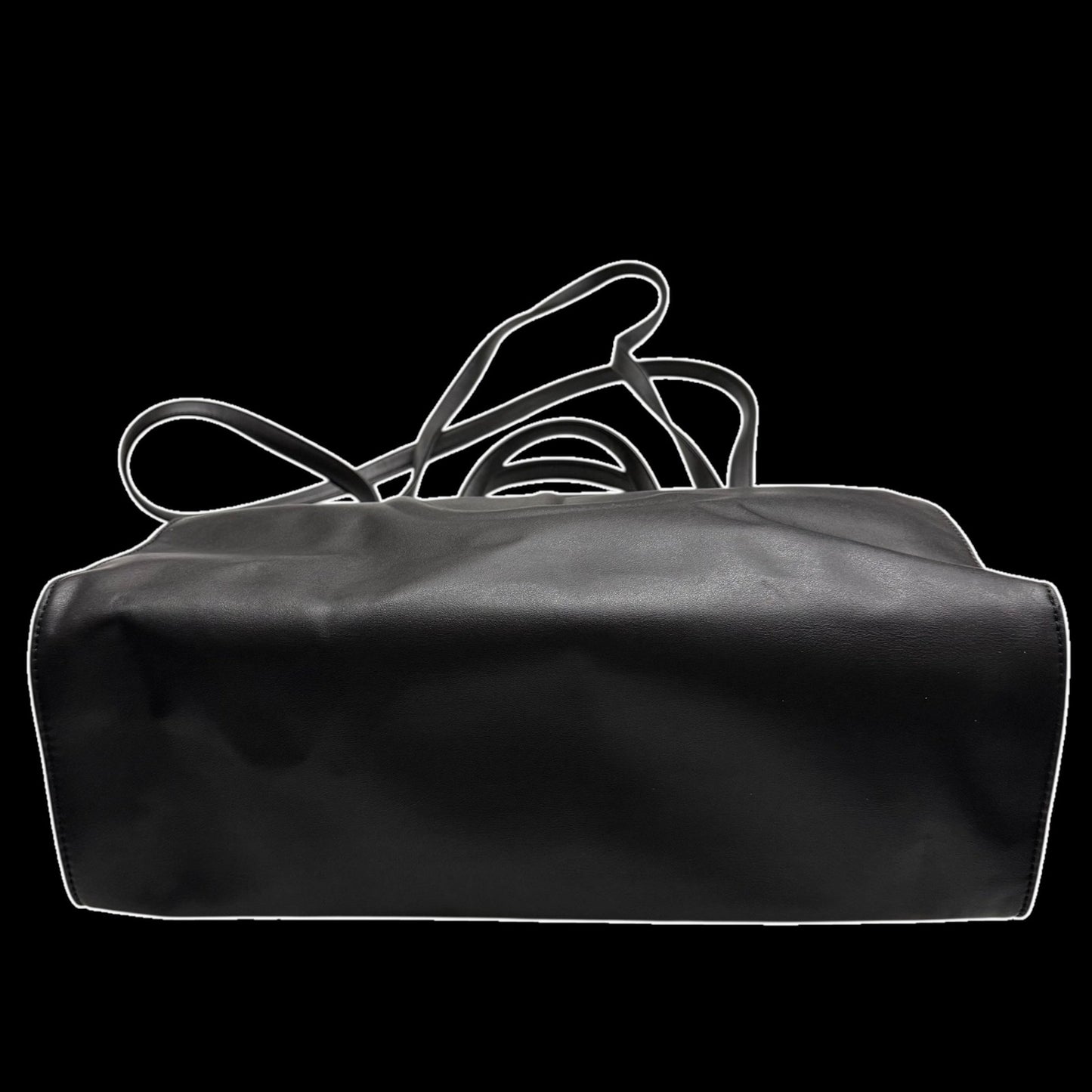 Telfar Vegan Leather Medium Shopping Bag Black