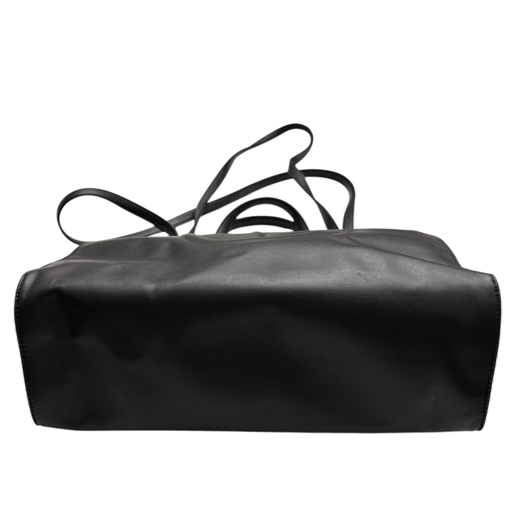 Telfar Vegan Leather Medium Shopping Bag Black