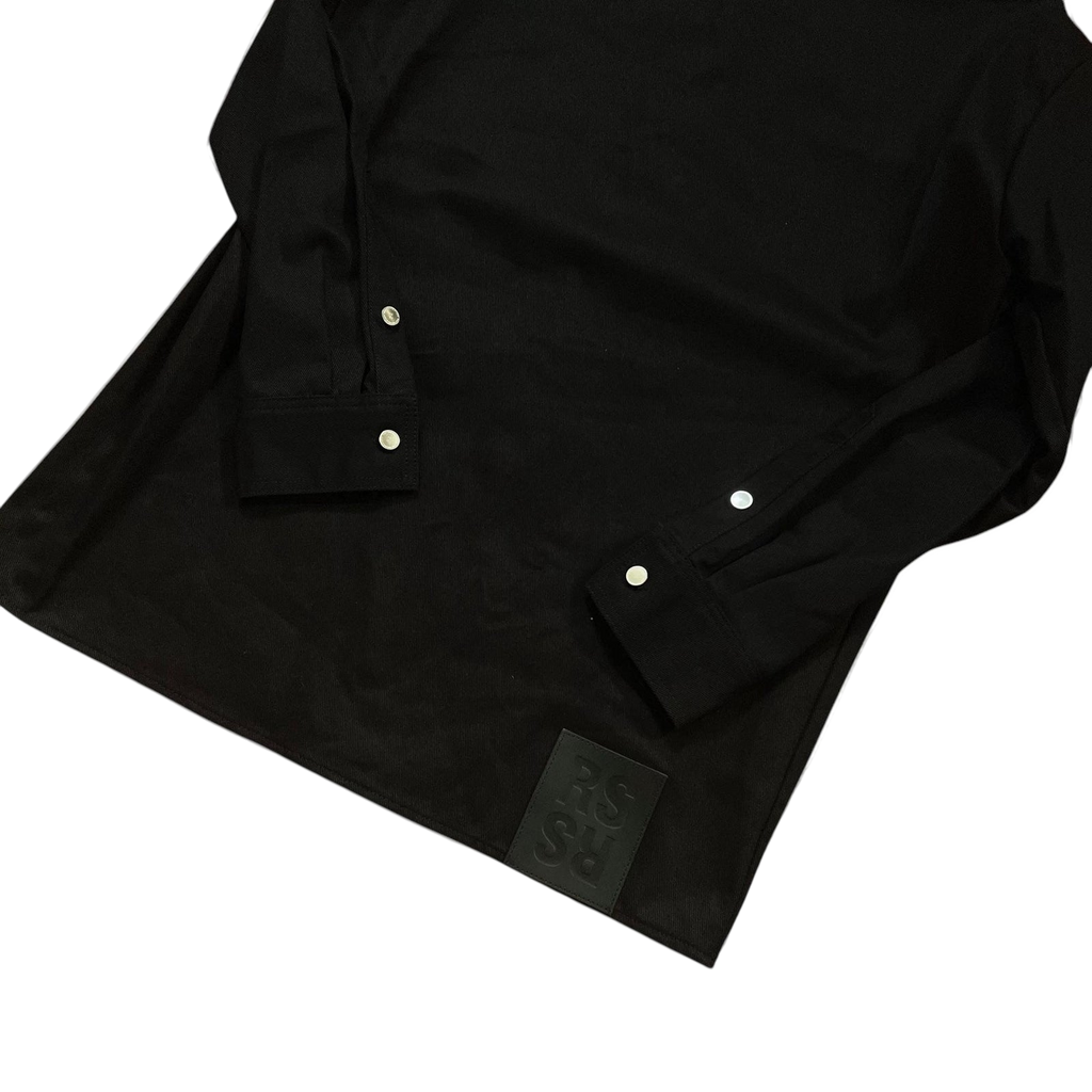 SS20 Raf Simons Lab Black Heavy Denim Shirt / Overshirt (Size S)