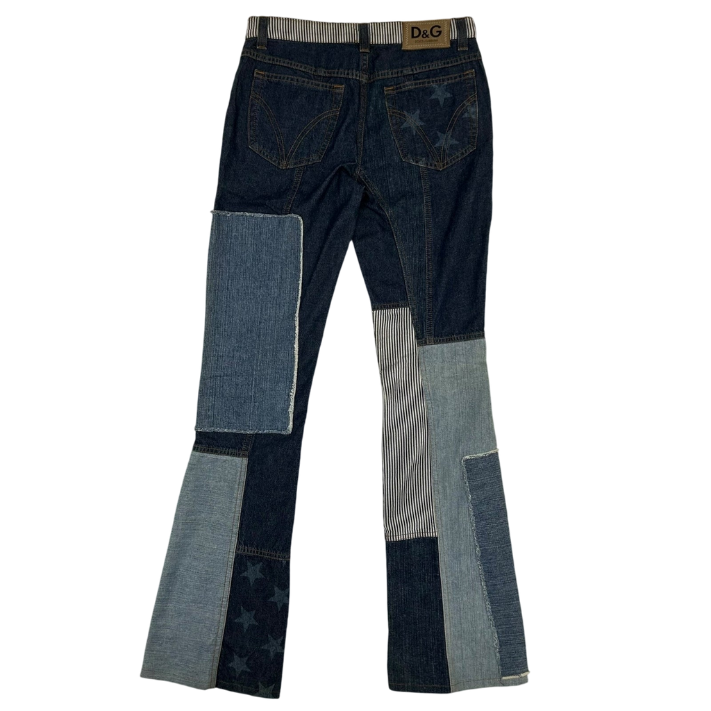 Dolce & Gabanna 2000s Patchwork Women’s Jeans (Size 27”)