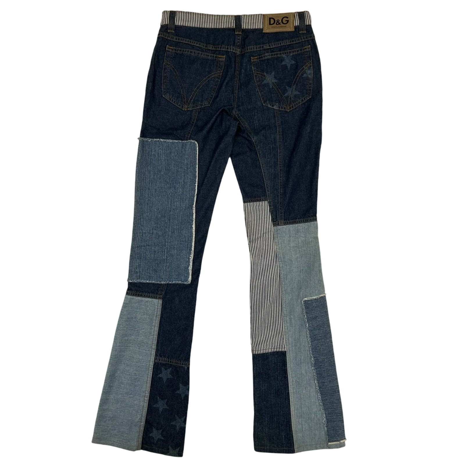 Dolce & Gabanna 2000s Patchwork Women’s Jeans (Size 27”)