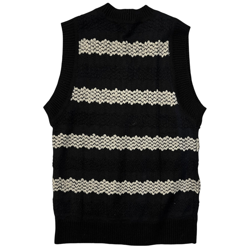 Andersson Bell Embroidered Long Vest Black (Fits L-XL)