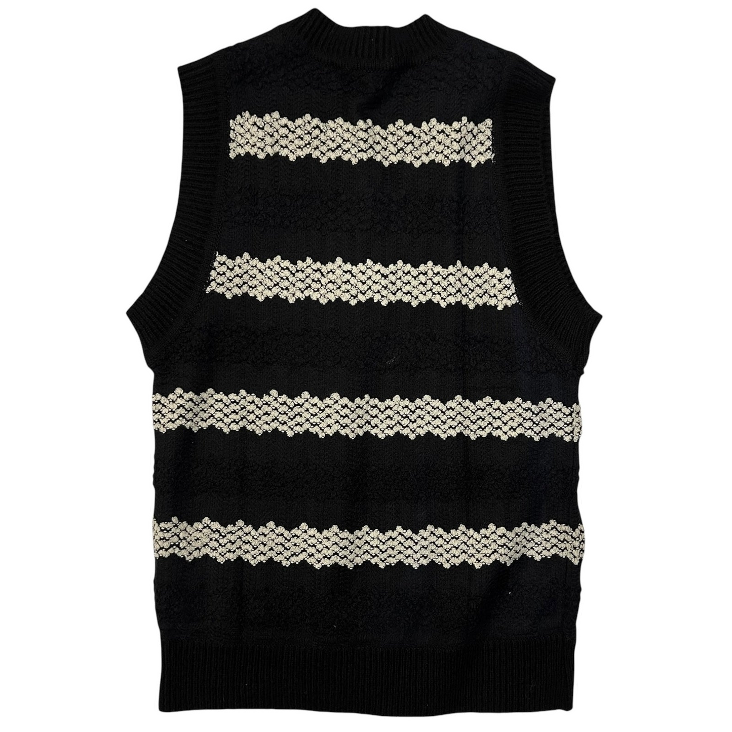 Andersson Bell Embroidered Long Vest Black (Fits L-XL)