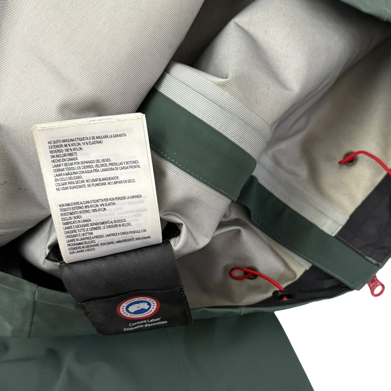 Canada Goose Reflective Timber Shell Jacket Forest Green (Size L)