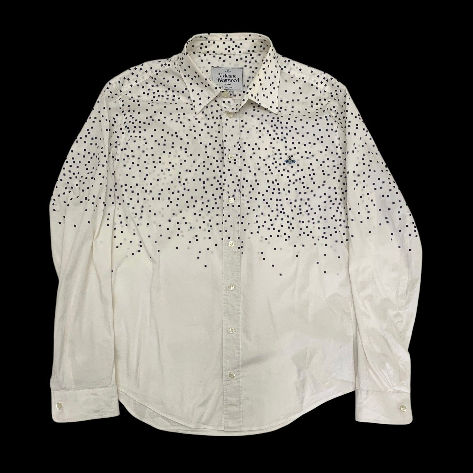 Vivienne Westwood Man Pixel Shirt White (Fits L)