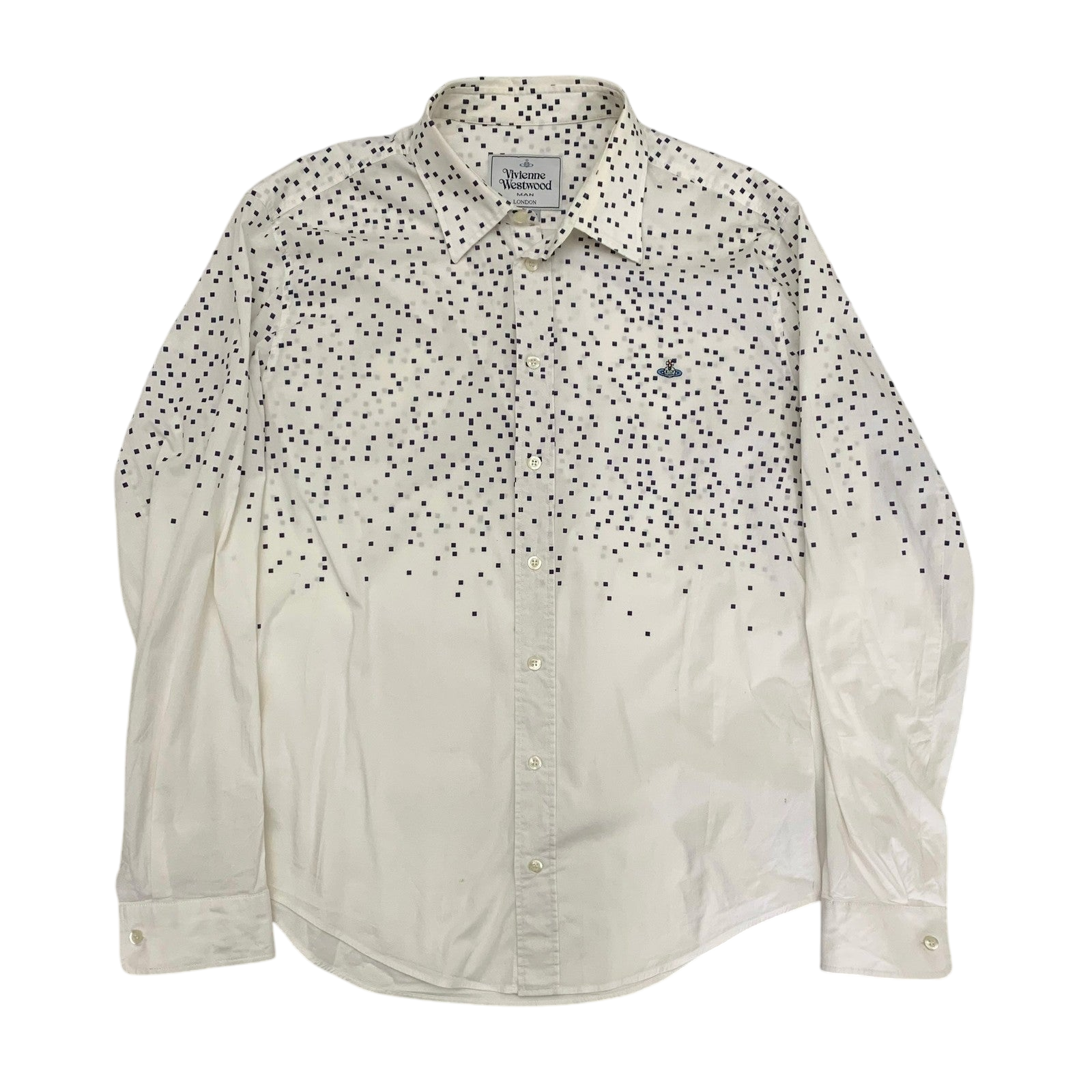 Vivienne Westwood Man Pixel Shirt White (Fits L)