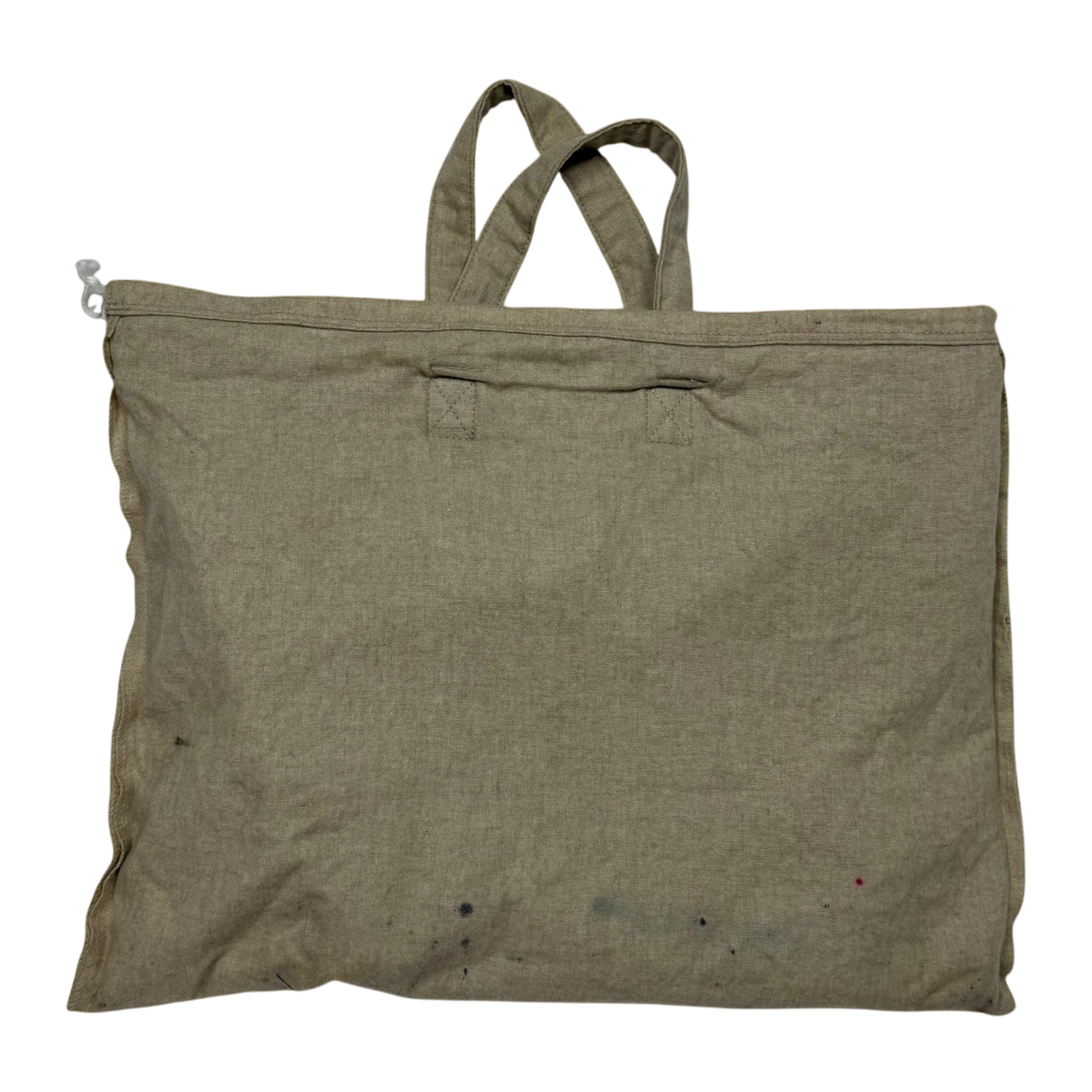 Comme Des Garçons 90s Metallic Tarpaulin & Canvas Double Layer Bag