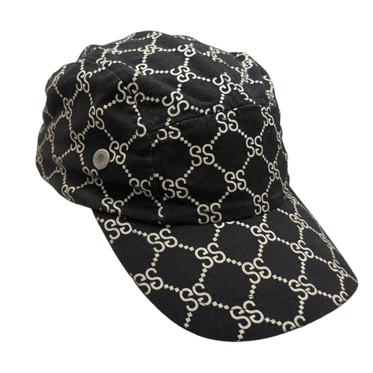 Stussy Vintage 2001 ‘Stucci’ Monogram Cap Black