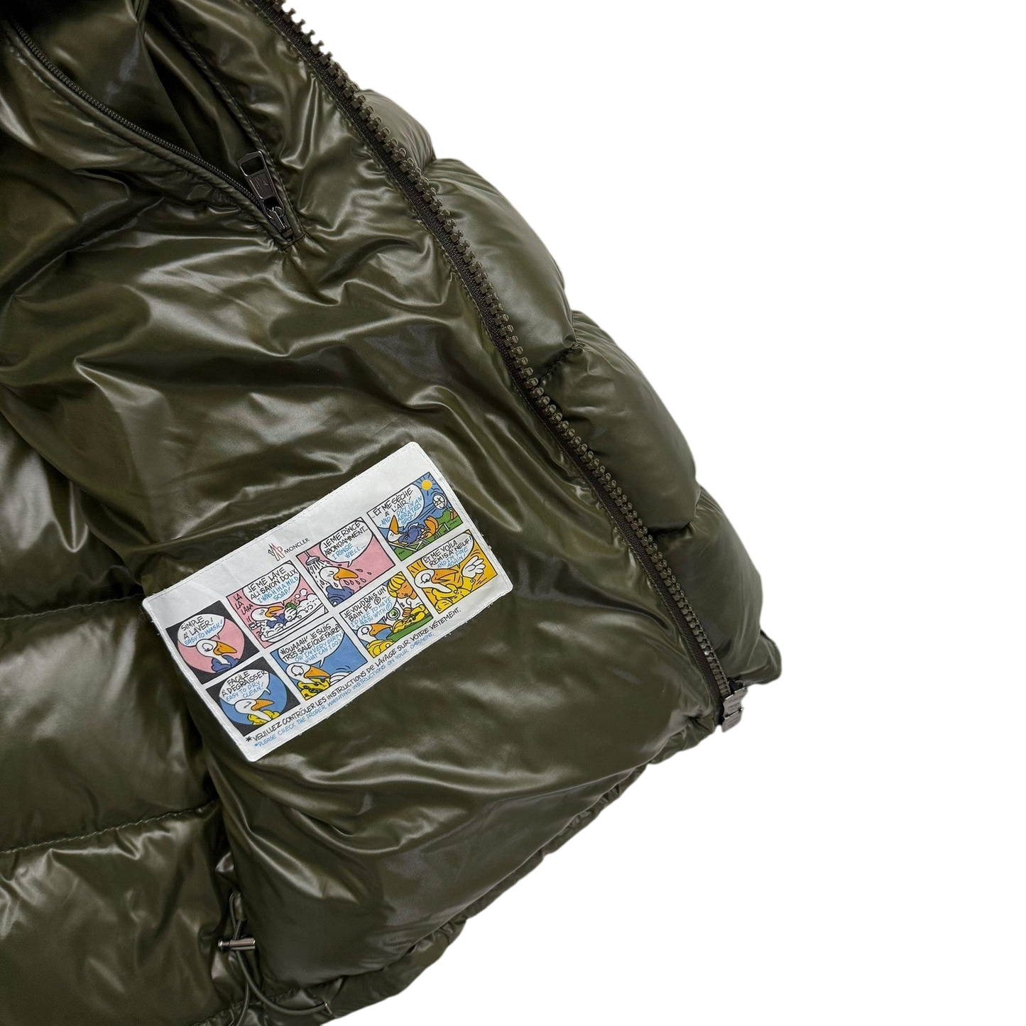 Moncler Maya Quilted Nylon Down Jacket Olive Green (Fits M-L)