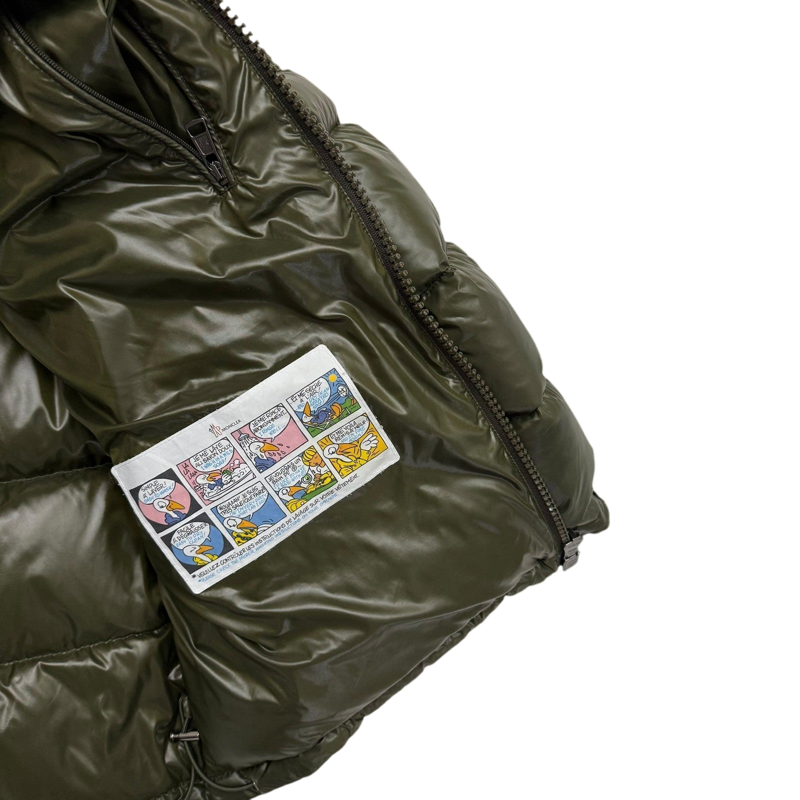 Moncler Maya Quilted Nylon Down Jacket Olive Green (Fits M-L)