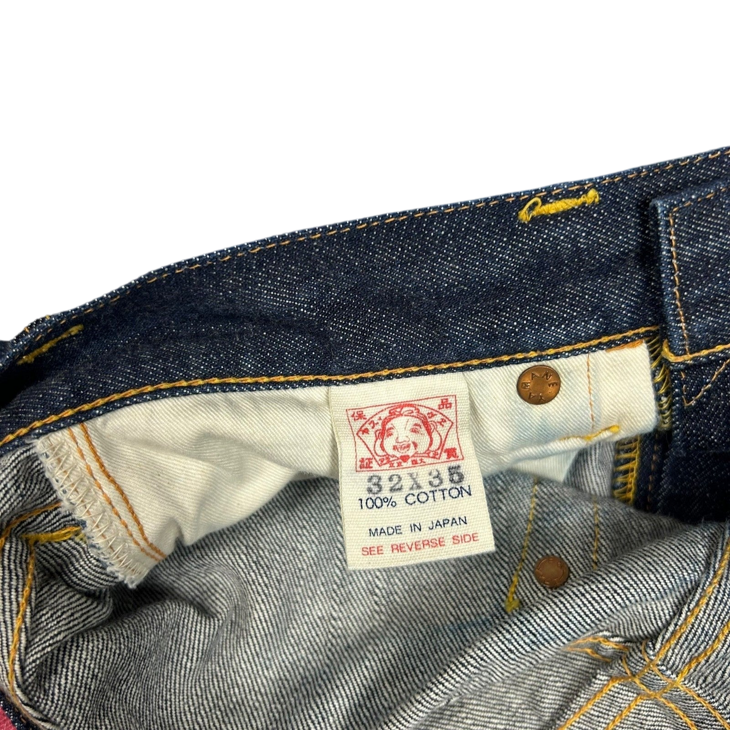 Vintage Evisu Pink Daicock Logo Jeans (Fits 30")