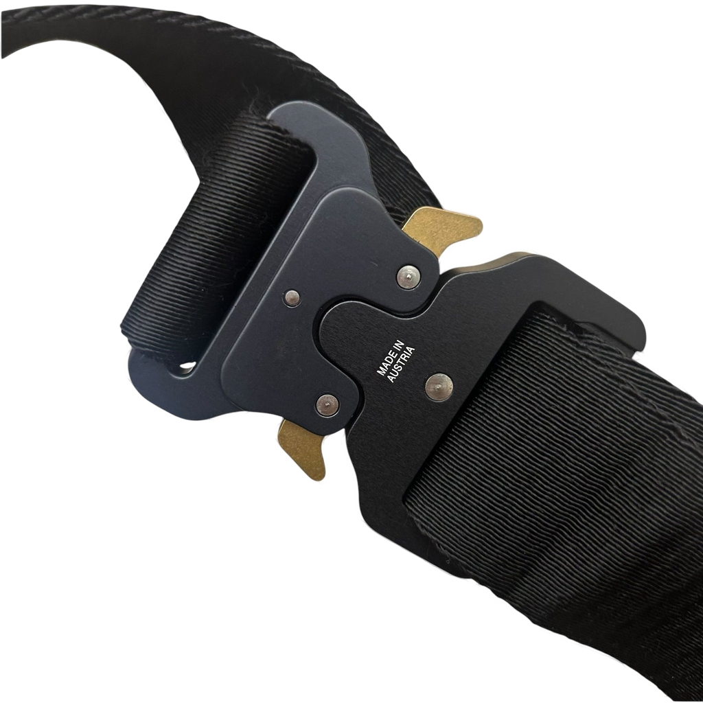 1017 ALYX 9SM Clasp Roller Coaster Belt Black