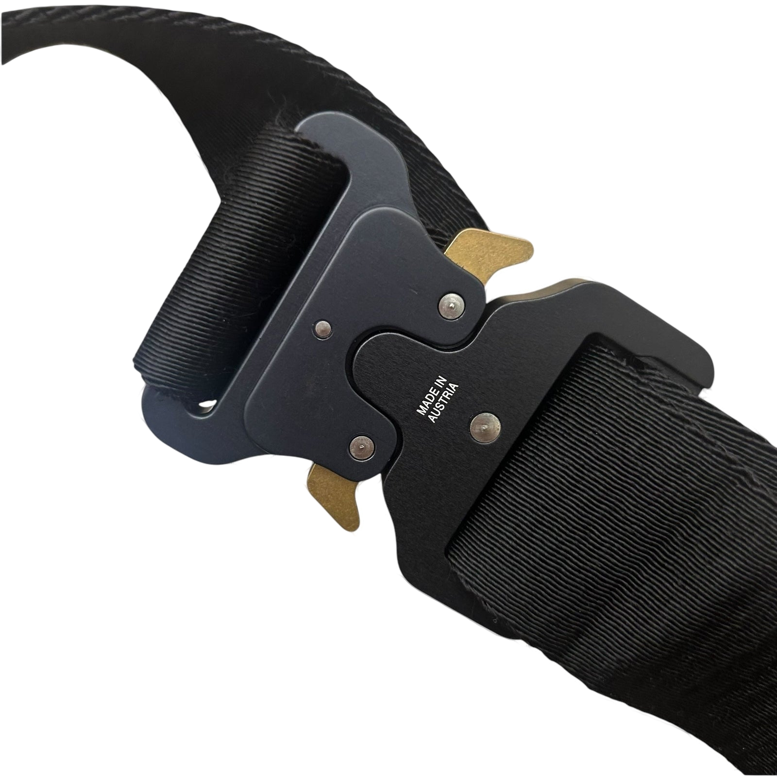 1017 ALYX 9SM Clasp Roller Coaster Belt Black