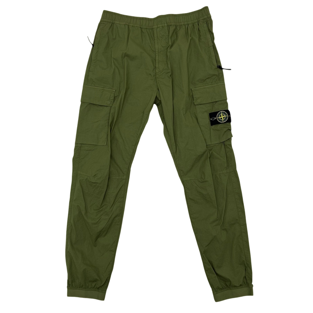 Stone Island RE-T Cargo Pants Olive Green (Size 36”)