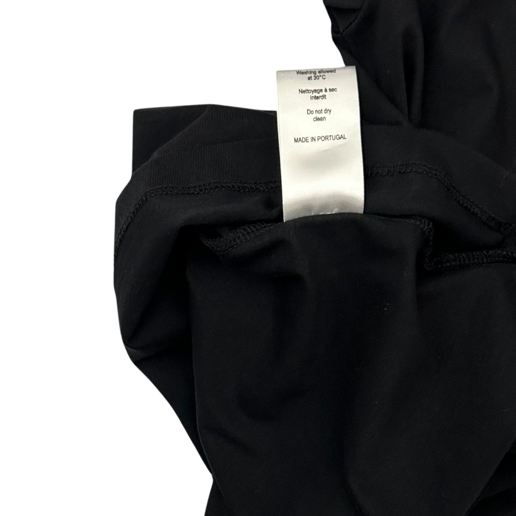 Paco Rabanne Ring Detail Twisted T-Shirt Black (L Womens)