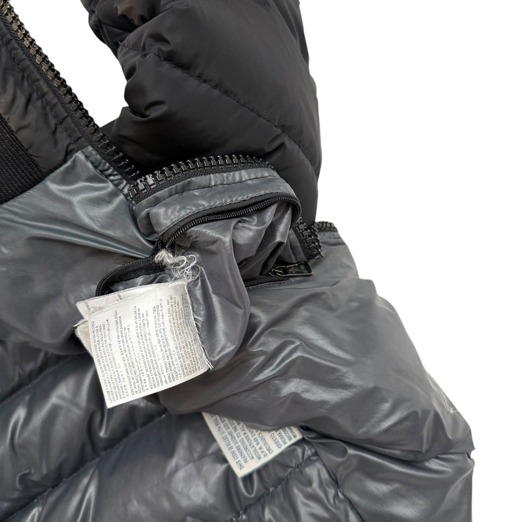 Moncler Aubert Hooded Down Jacket Matte Black (fits M)