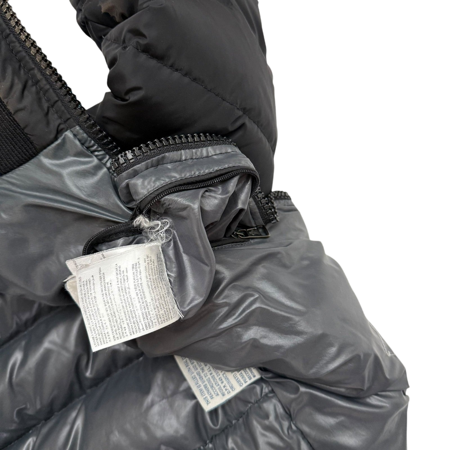 Moncler Aubert Hooded Down Jacket Matte Black (fits M)