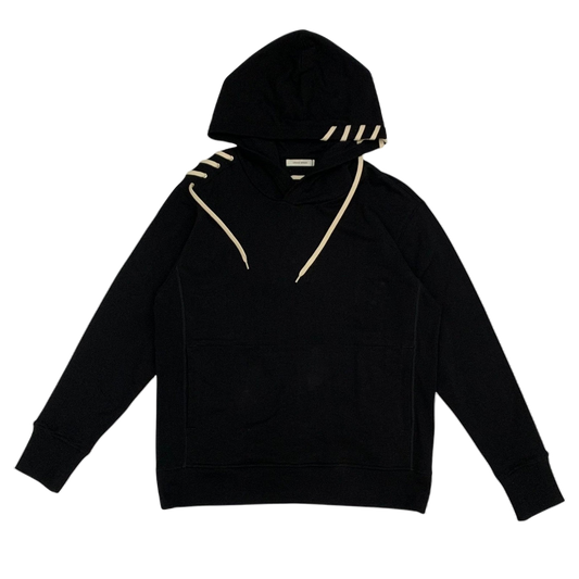 Craig Green Lace-up Detailing Hoodie Black (Fits L-XL)
