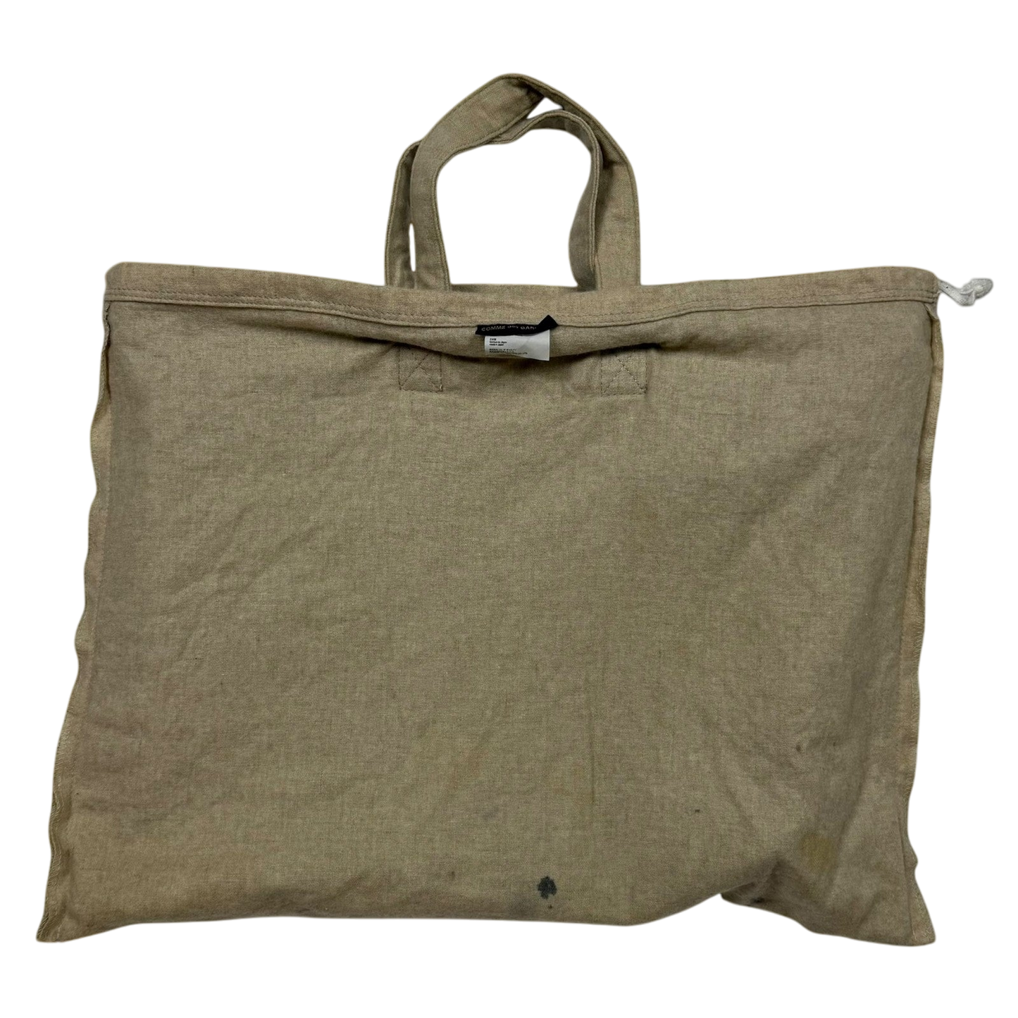 Comme Des Garçons 90s Metallic Tarpaulin & Canvas Double Layer Bag