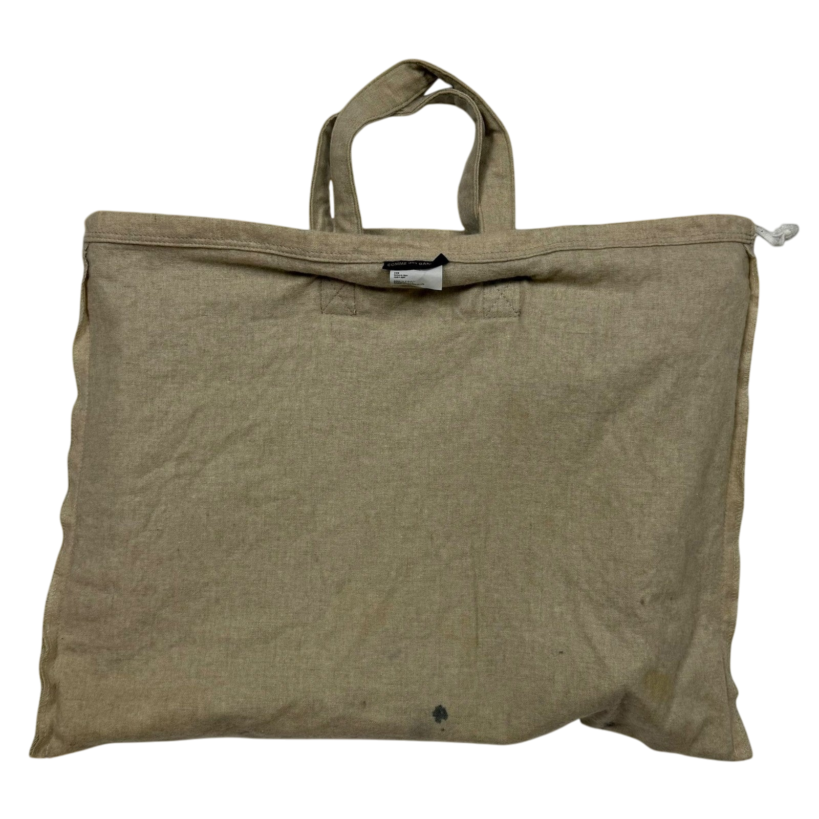 Comme Des Garçons 90s Metallic Tarpaulin & Canvas Double Layer Bag