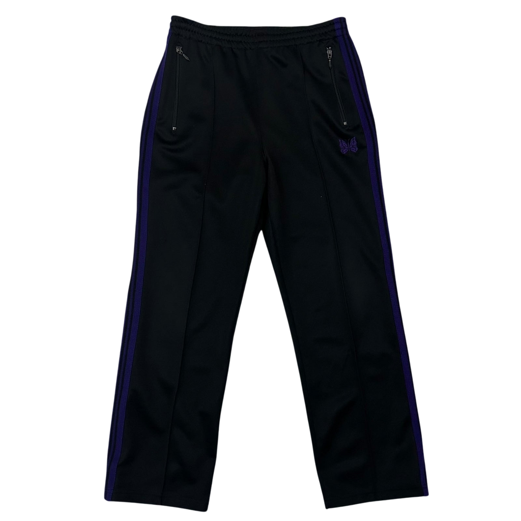Needles Poly Smooth Track Pants Black/Purple (Size S)