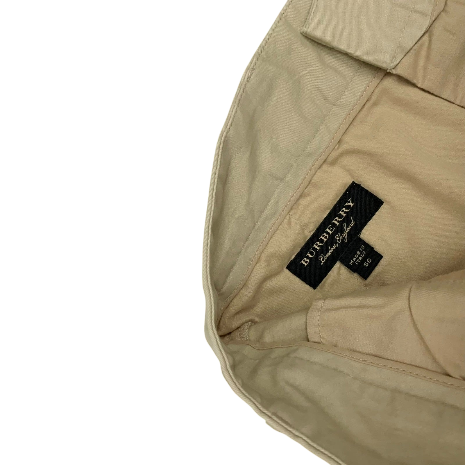 Burberry SS18 Sketch Print Cotton Chino Pants (Size 36”)