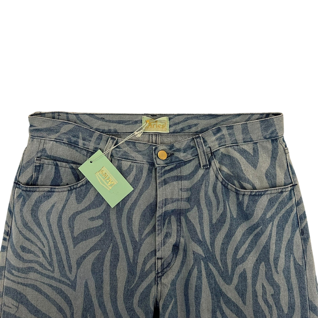 Aries Zebra Print Lilly Jeans