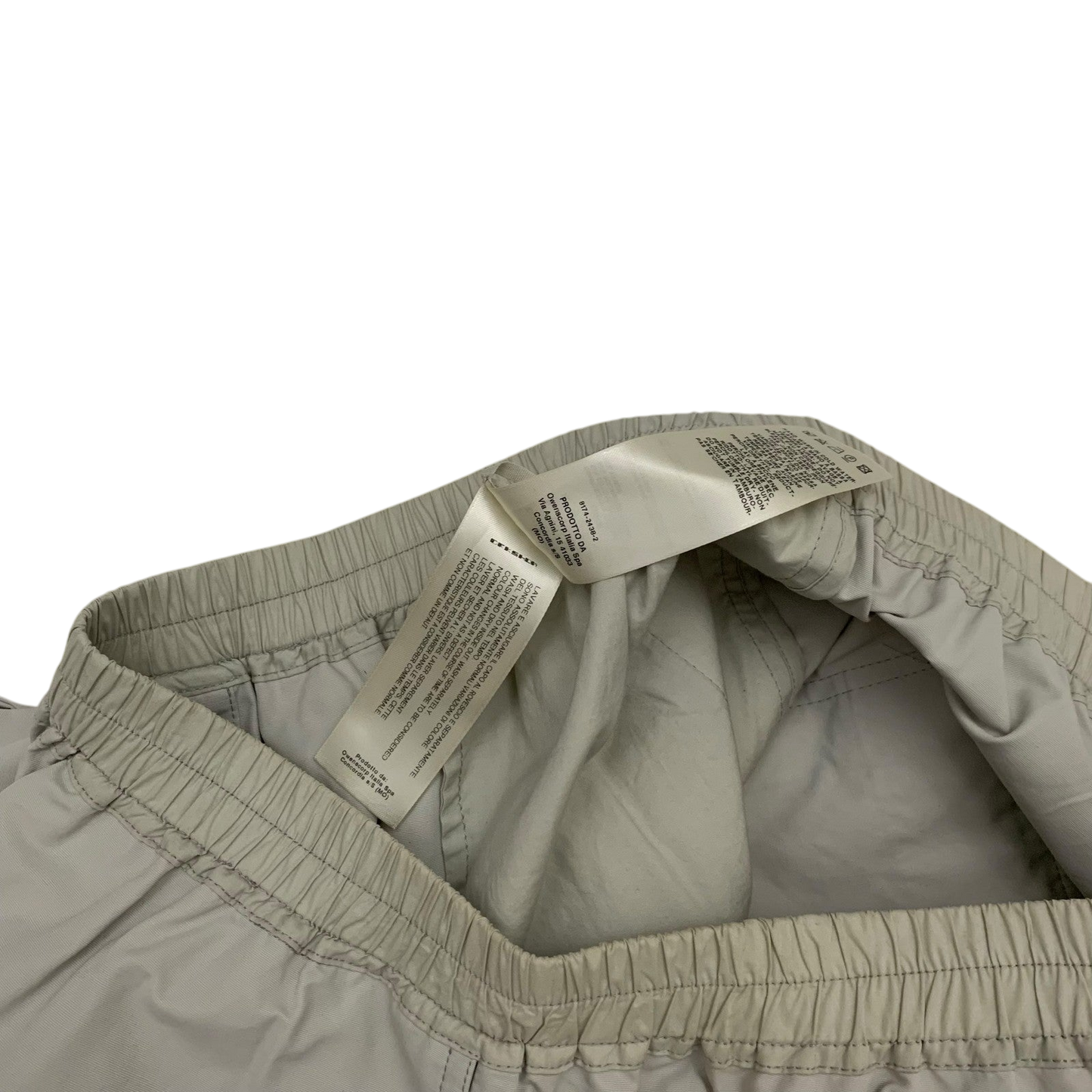 Rick Owens DRKSHDW FW17 Cargo Boxer Shorts Beige (Size XL)