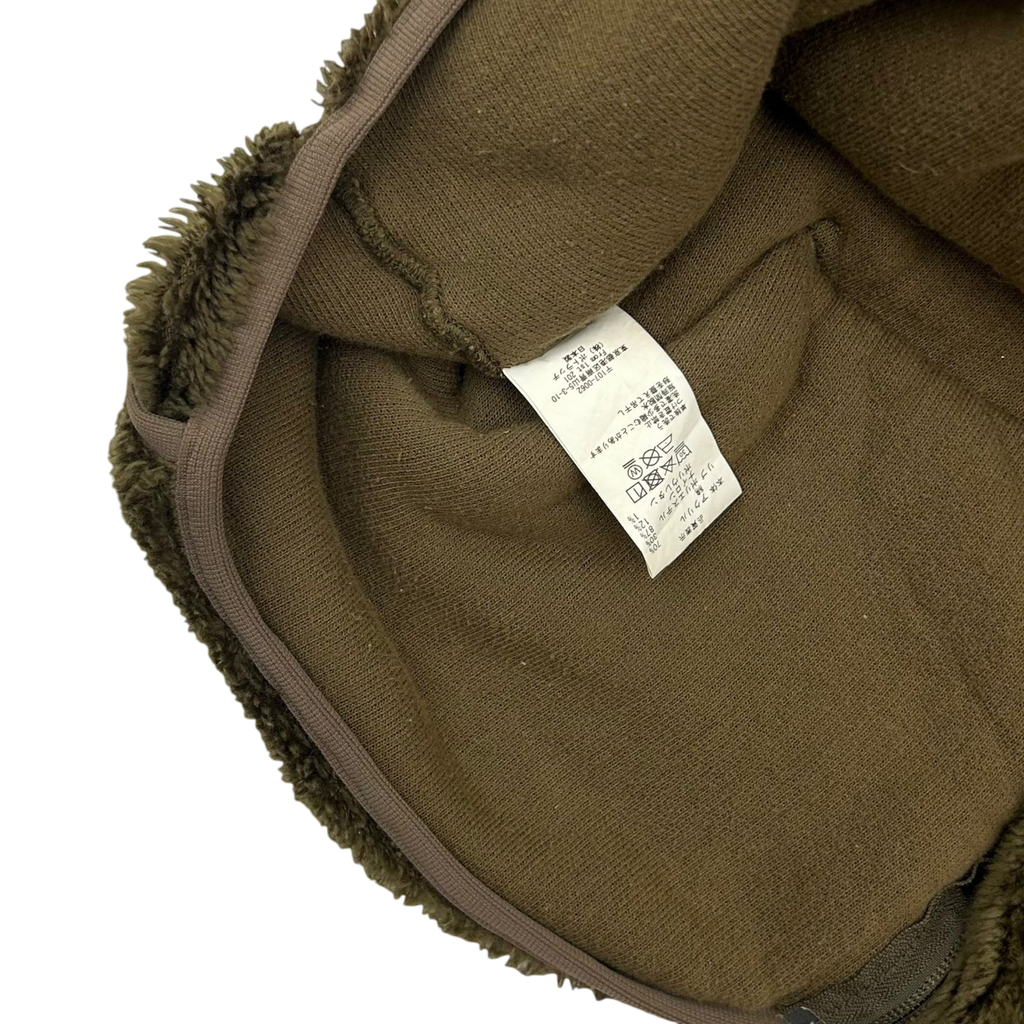 Cav Empt Brown Fleece Zip Up Jacket (Fits L/XL)