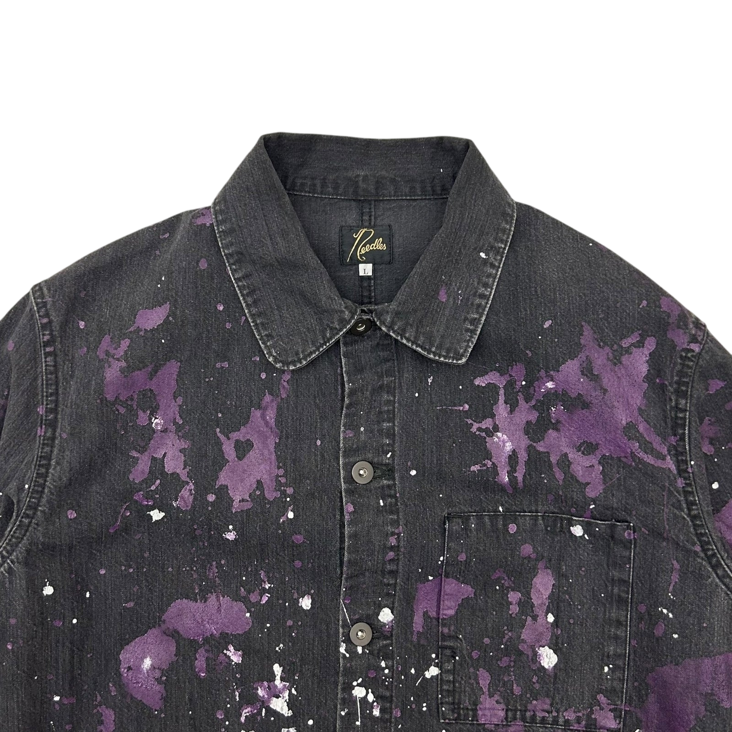 Needles Paint Splatter Coverall Jacket (Size L)