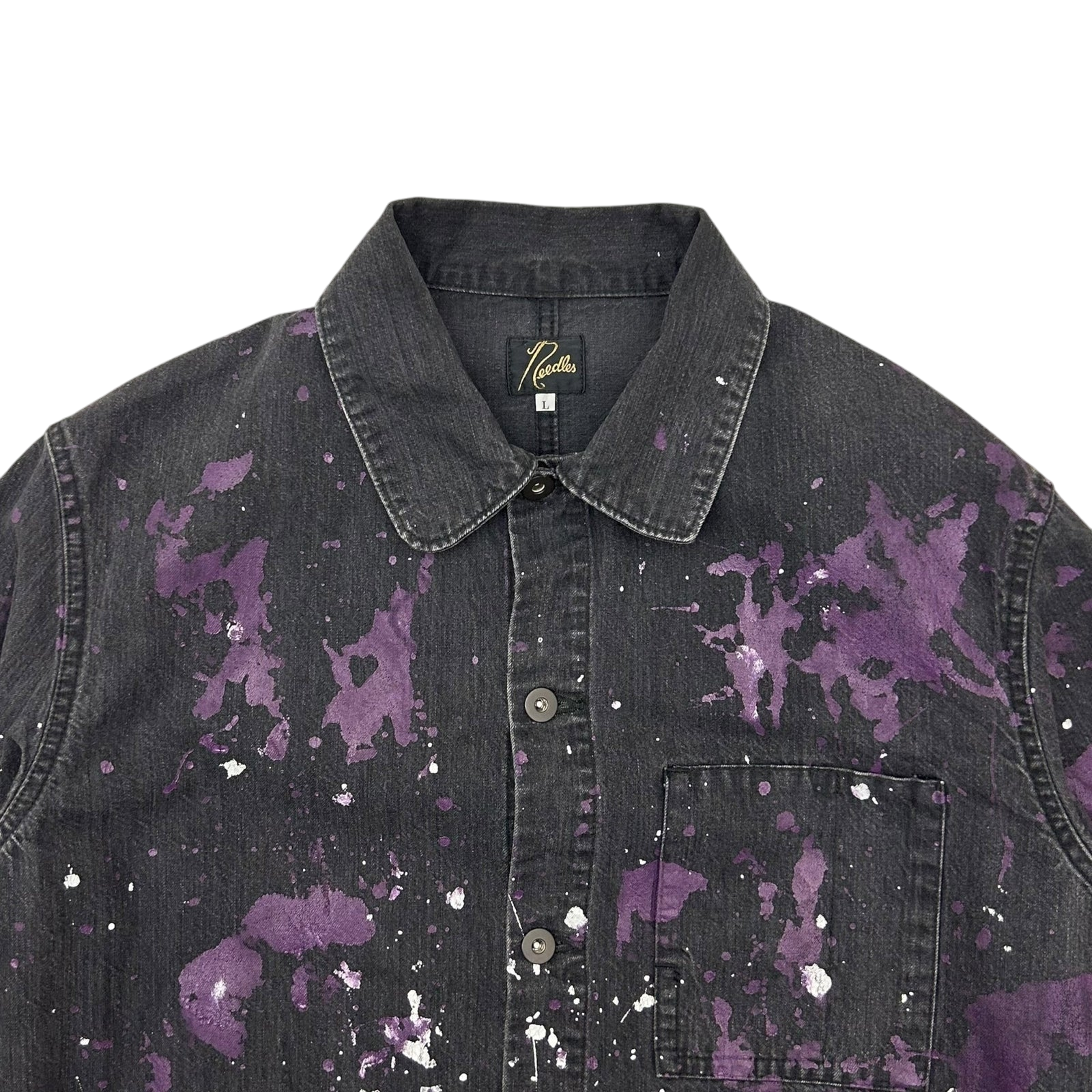 Needles Paint Splatter Coverall Jacket (Size L)