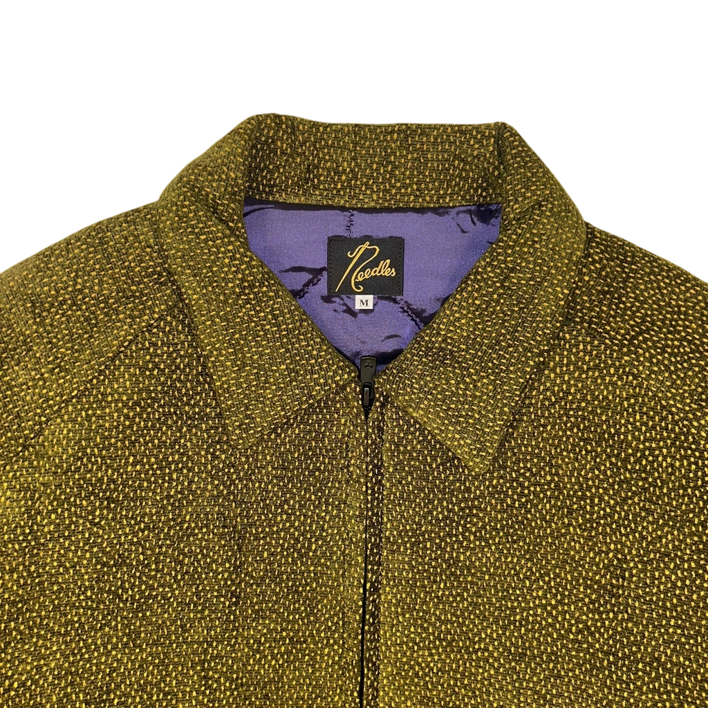 Needles Dots Mall Jacquard Sports Jacket Olive (Size M)