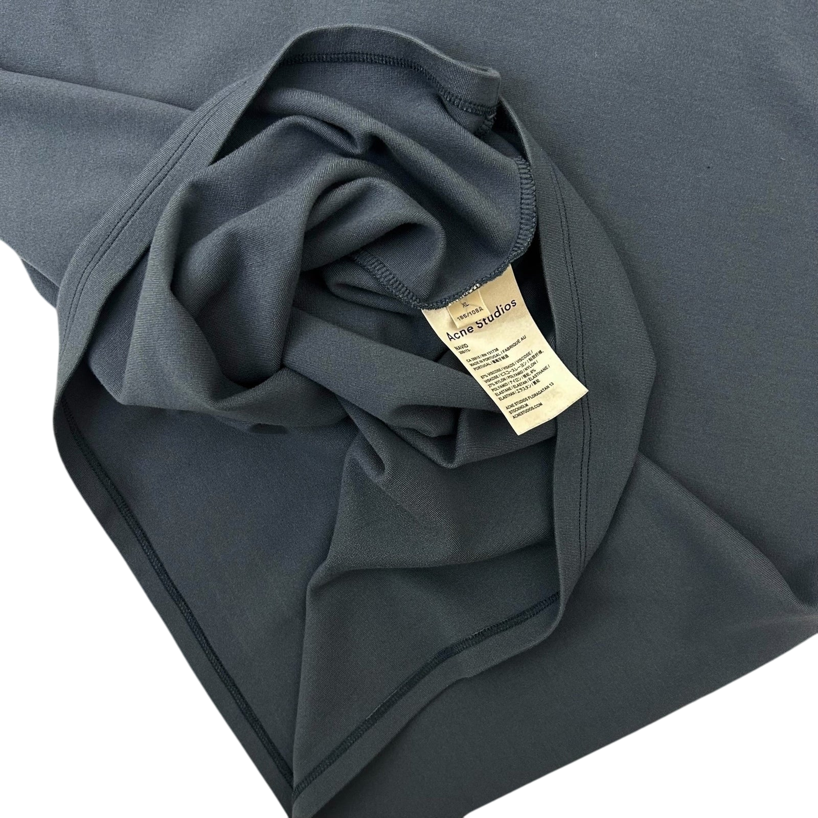 Acne Studios Jacquard LogoT-Shirt ‘Metallic Blue’ (Fits M)