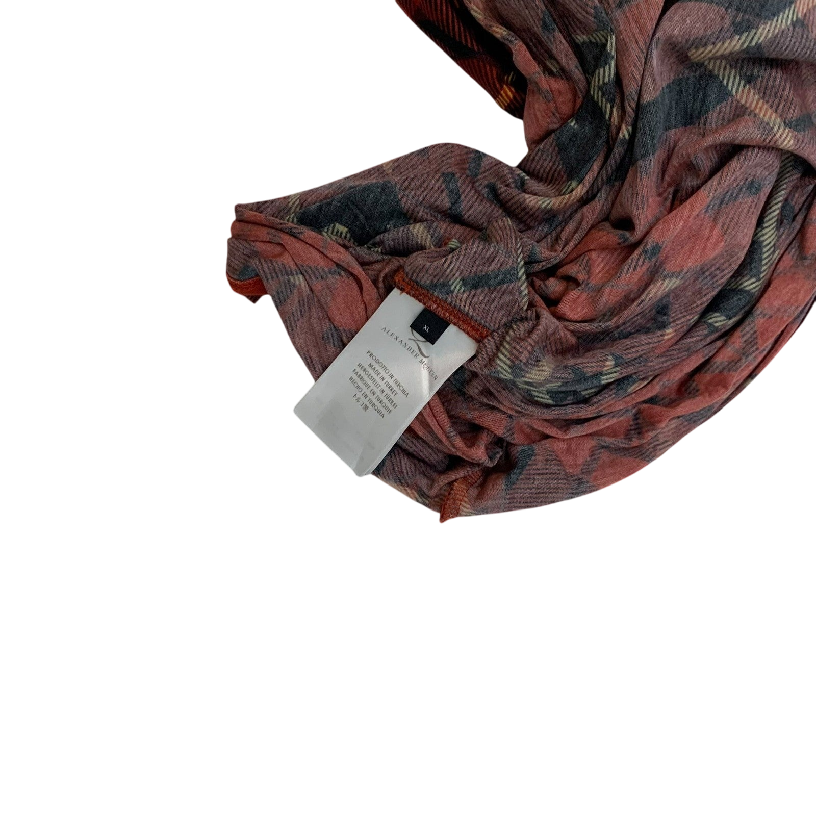 McQ Alexander McQueen Plaid Lyocell Top Red / Black (Fits L)