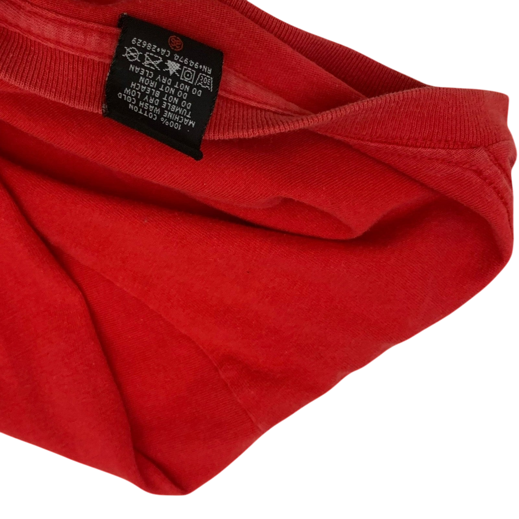 Stussy Vintage 00s Color Dot Longsleeve Red (Fits S-M)