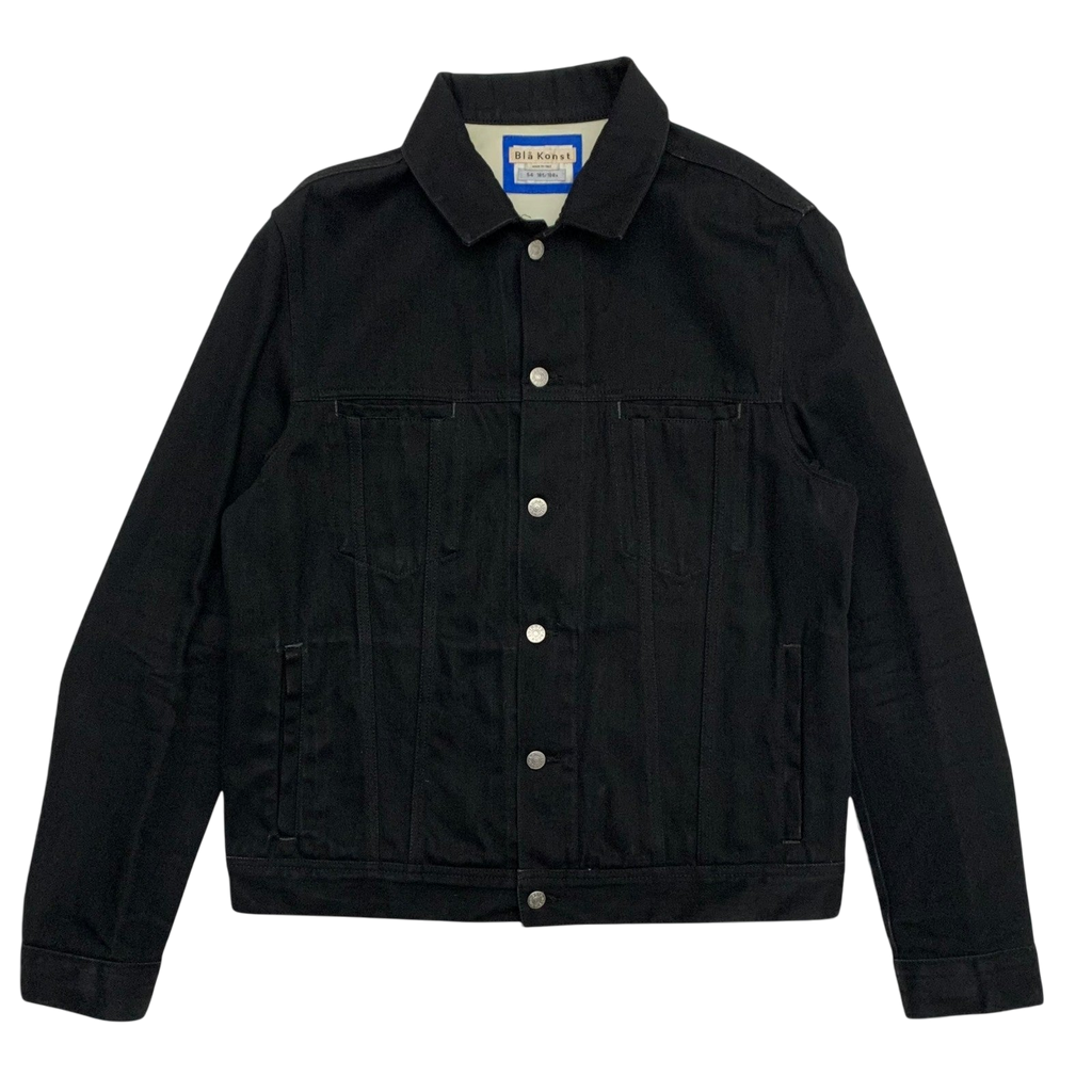 Acne Studios Blå Konst Pass Denim Jacket Black (Fits M-L)
