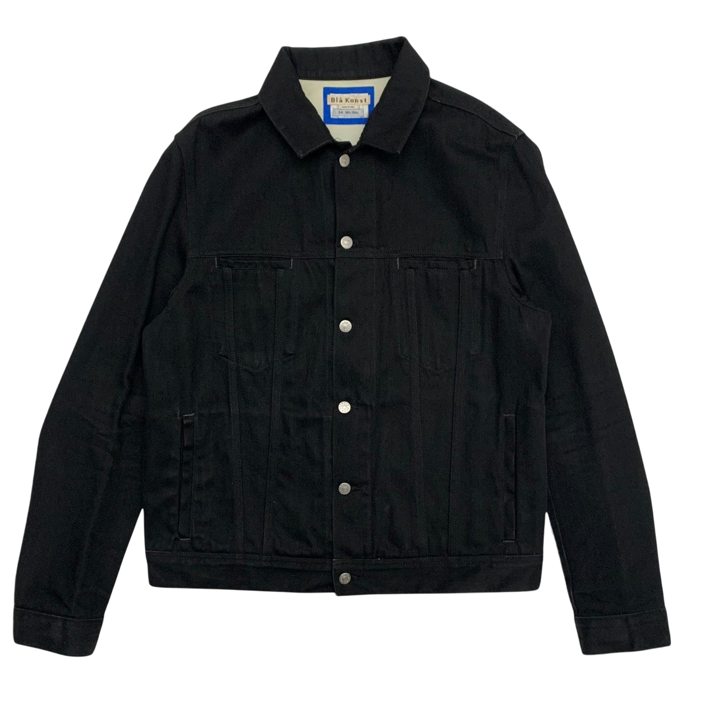Acne Studios Blå Konst Pass Denim Jacket Black (Fits M-L)