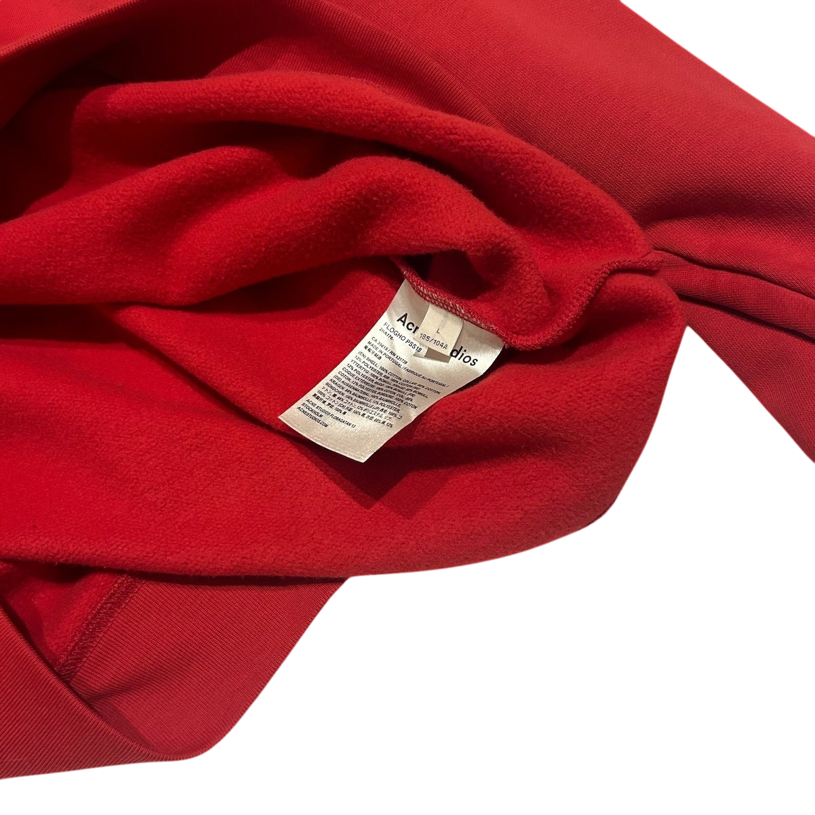 Acne Studios Jacquard LogoSweater Red (Fits L)