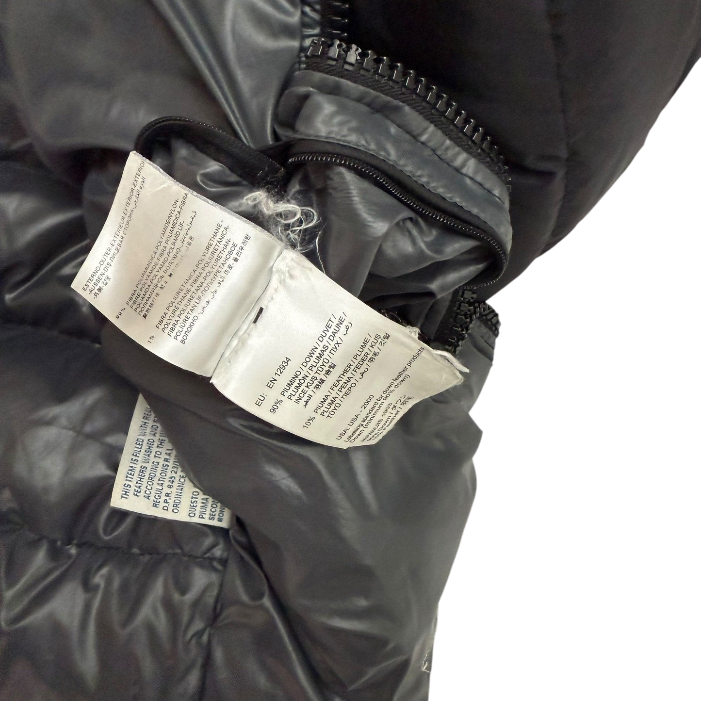 Moncler Aubert Hooded Down Jacket Matte Black (fits M)