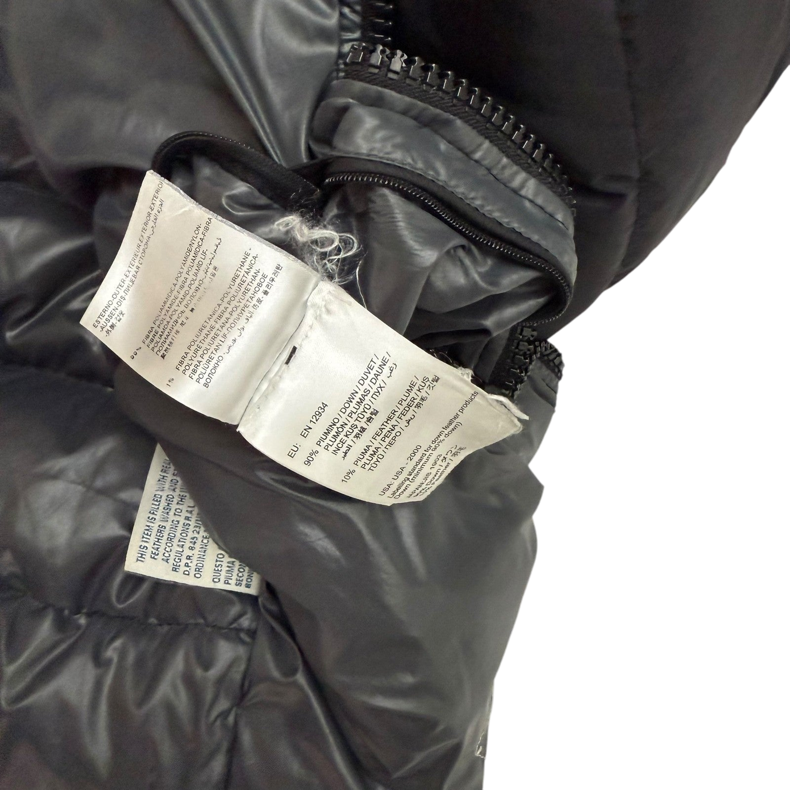 Moncler Aubert Hooded Down Jacket Matte Black (fits M)