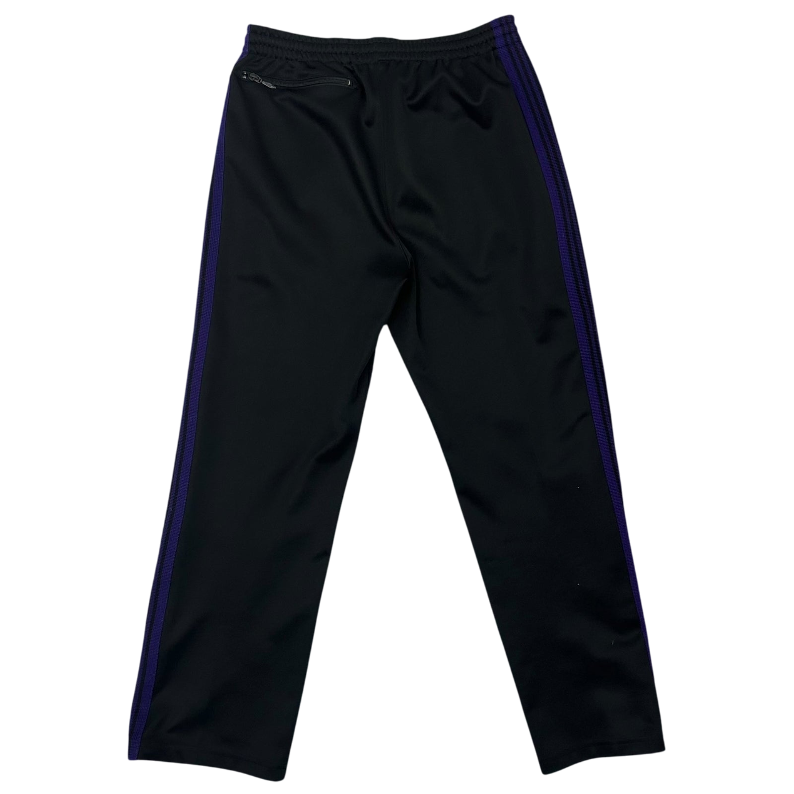 Needles Poly Smooth Track Pants Black/Purple (Size S)