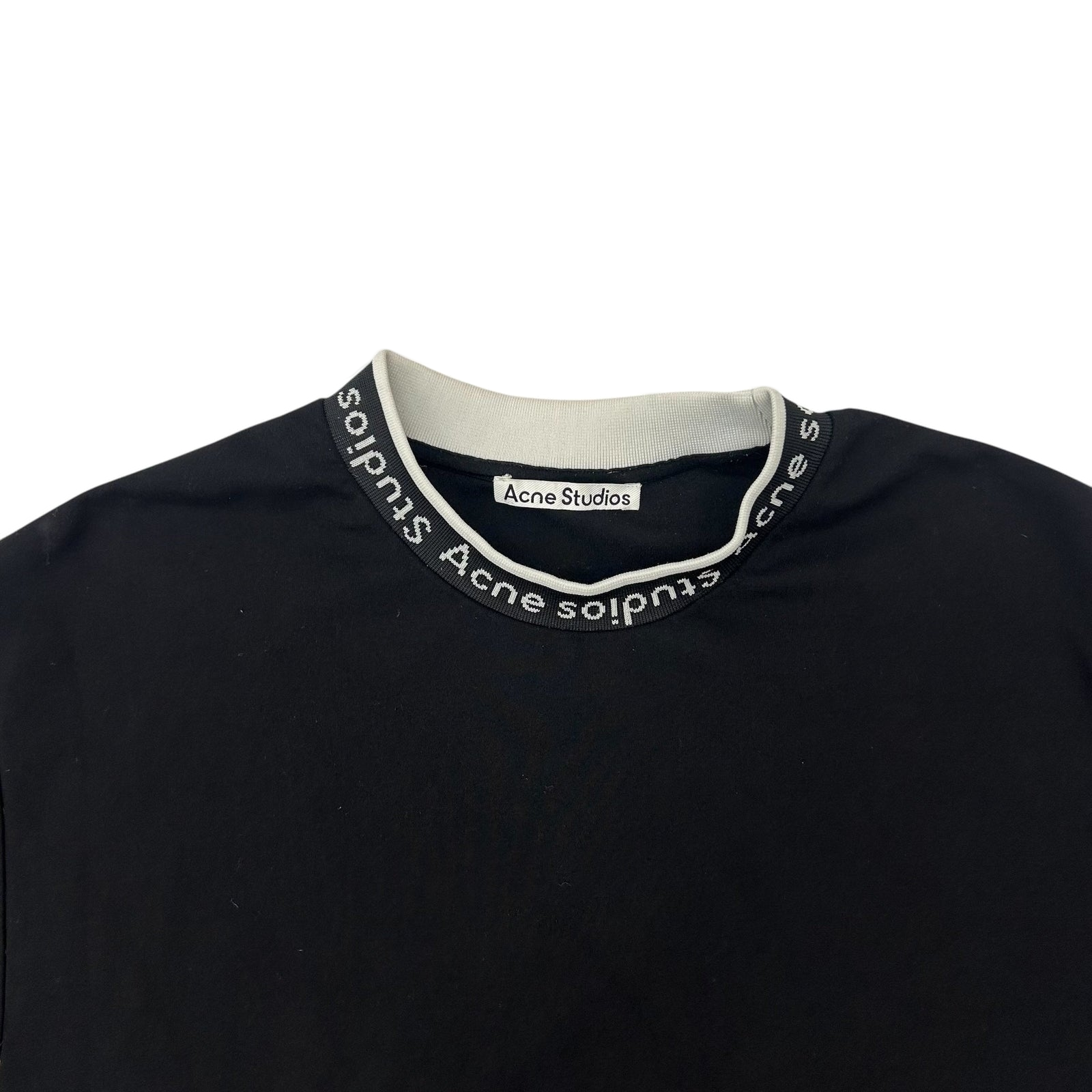 Acne Studios Jacquard Logo T-Shirt Black (Size XL)