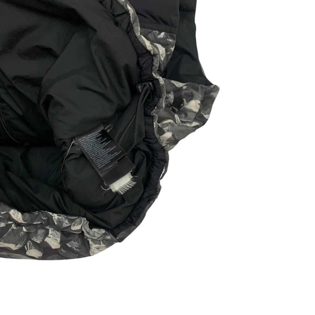 The North Face Nuptse 700 Down Puffer Vest Grey Graphic/Black (Size M)