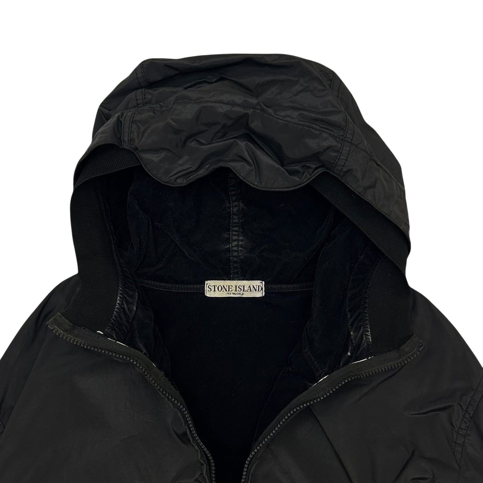 Rare 2009 Stone Island Velour Lined Nylon Shimmer Jacket (Fits L)
