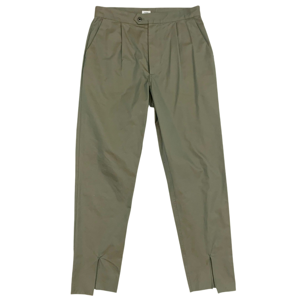 Blurhms Pleated Trousers Olive (Size 32”)